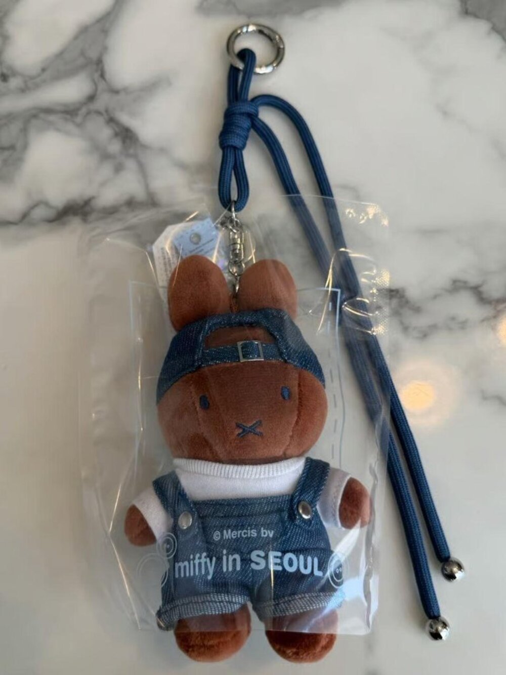Miffy in Seoul Melanie Exclusive Denim Keychain